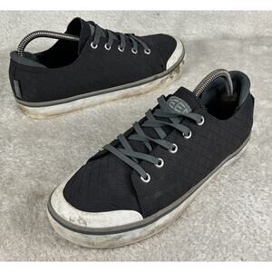 Keen Shoes Womens Sz 9 Navy Blue Quilted Lace Up Sneakers Low Top Casual Walking